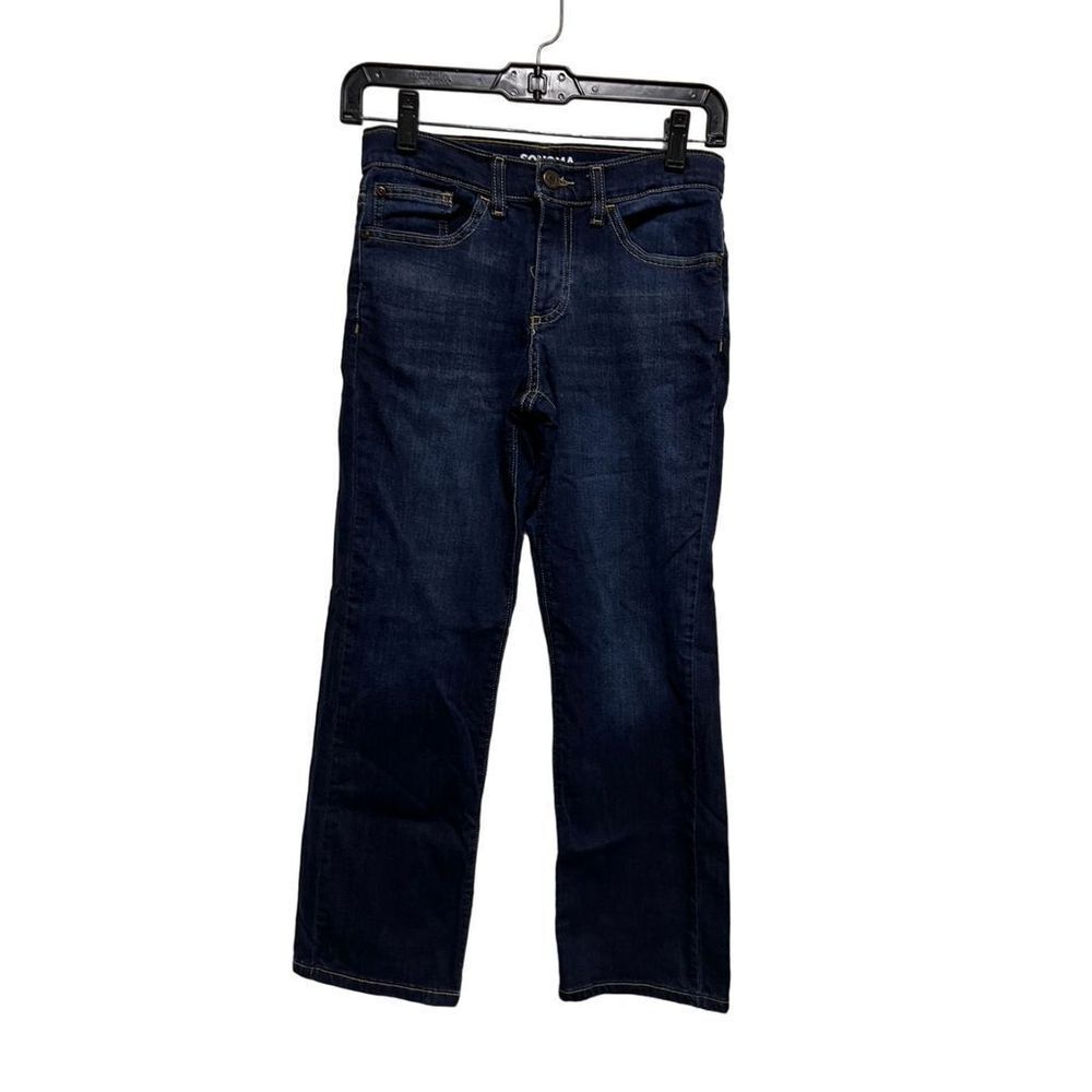SONOMA Flexwear Bootcut Jeans Girls Size 10 Dark Wash Stretch‎ Denim 5-Pocket
